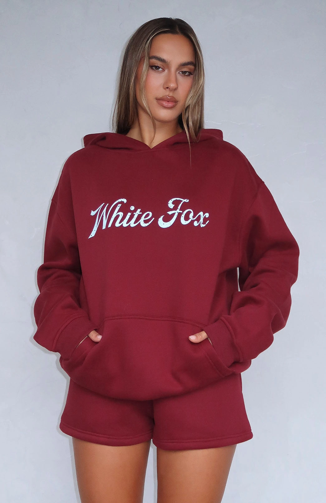 All Day The Good Life Lounge Shorts Burgundy