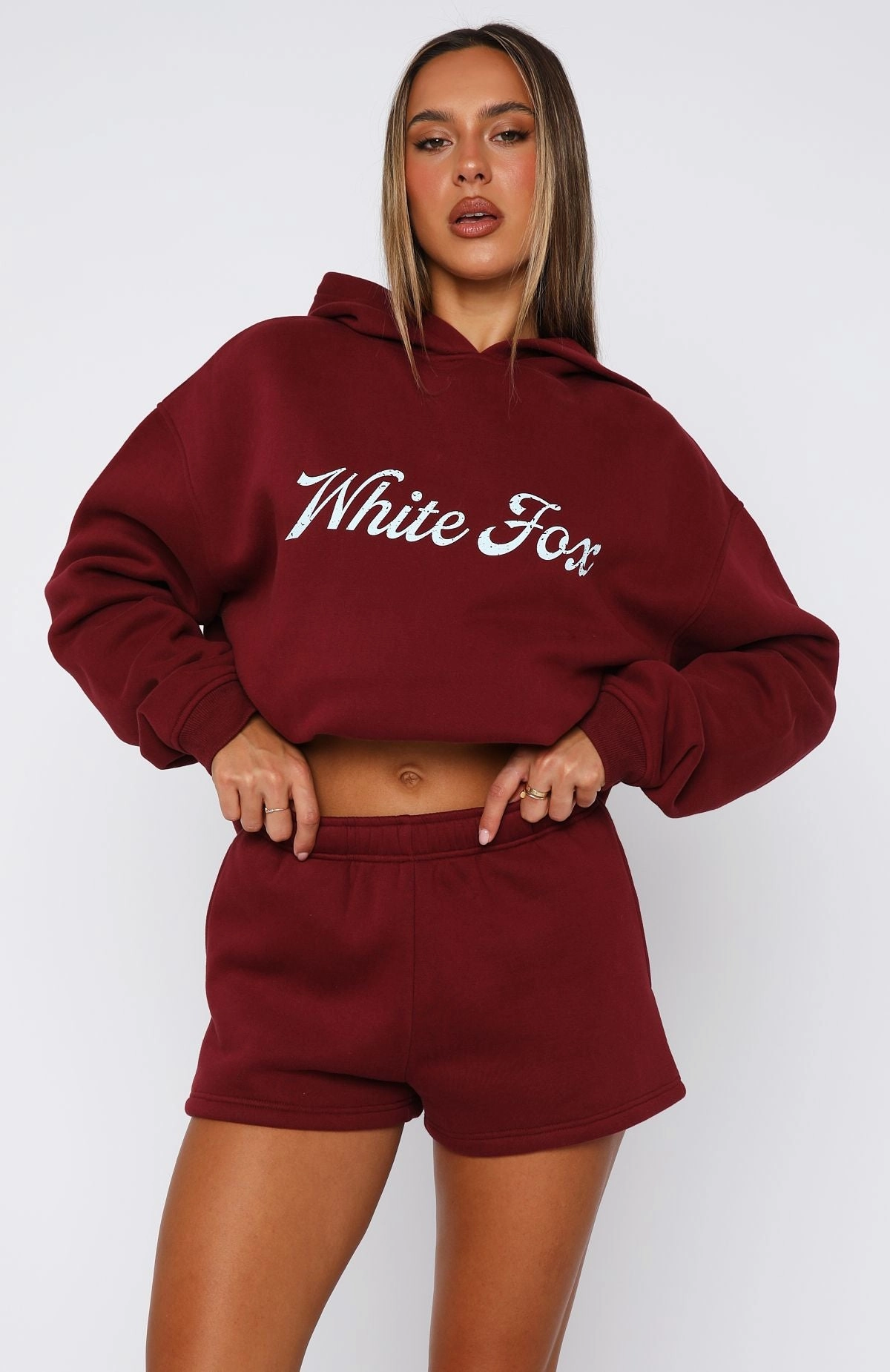 Soft touch finish Heat Retention Lining The Good Life Lounge Shorts Burgundy