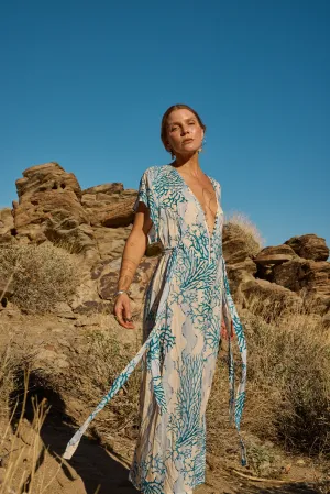 Trendy wrap gown MONICA DRESS