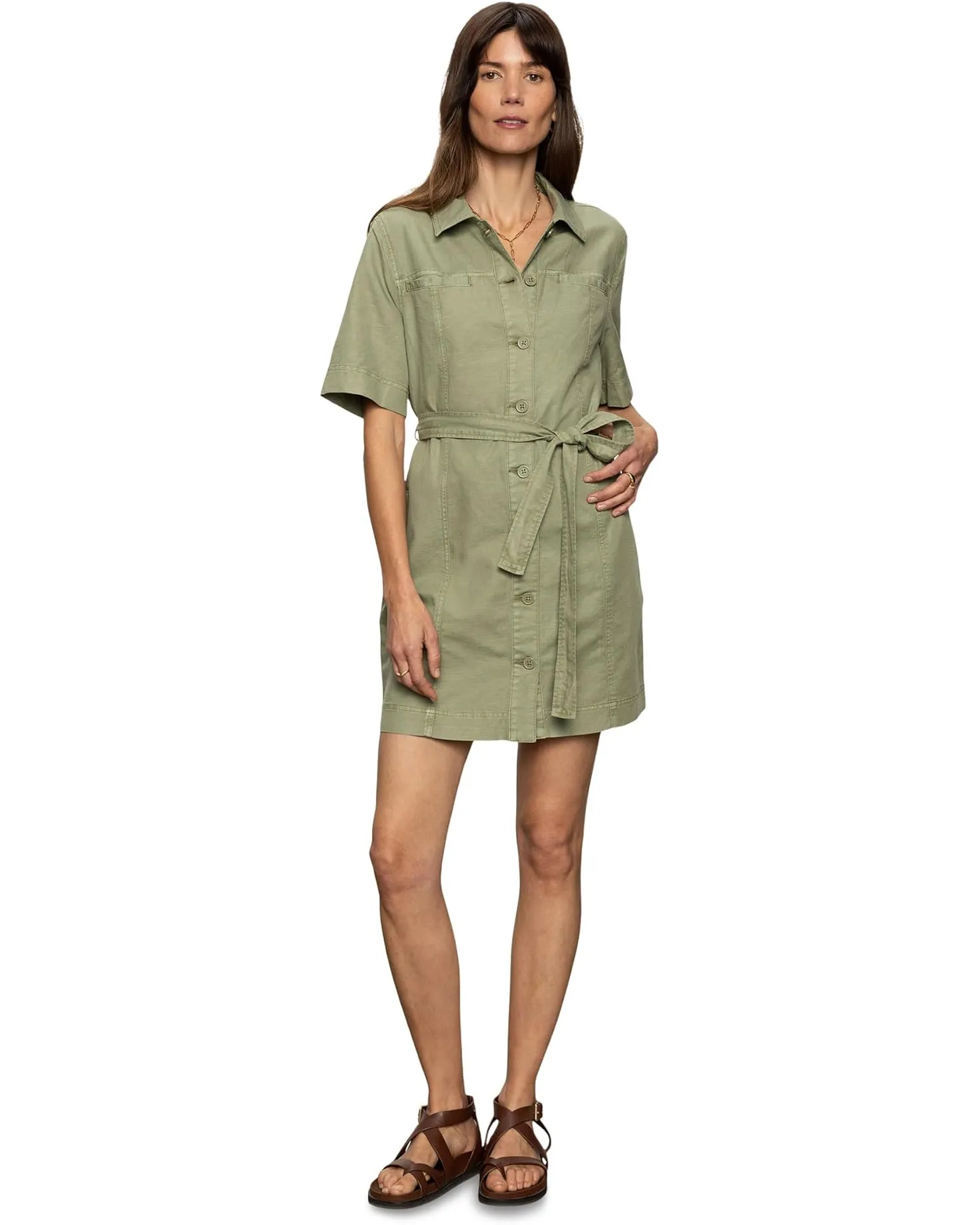 Classic Motion Square-Neck Alma Surplus Dress