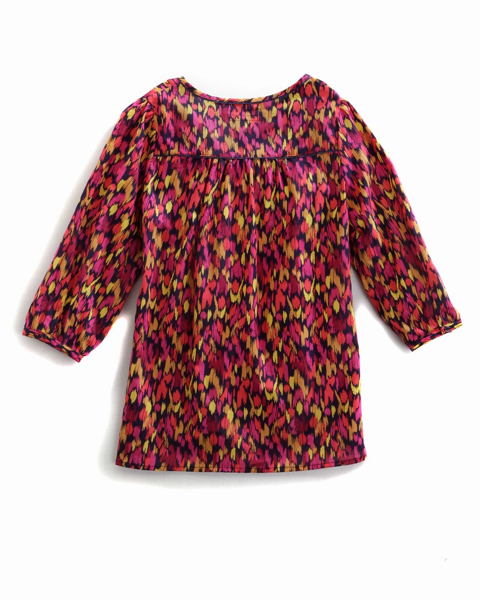 Stretch Fit Technology Tin Haul Womens 9495 Confetti Camo Multi-Color 100% Cotton S/S Blouse