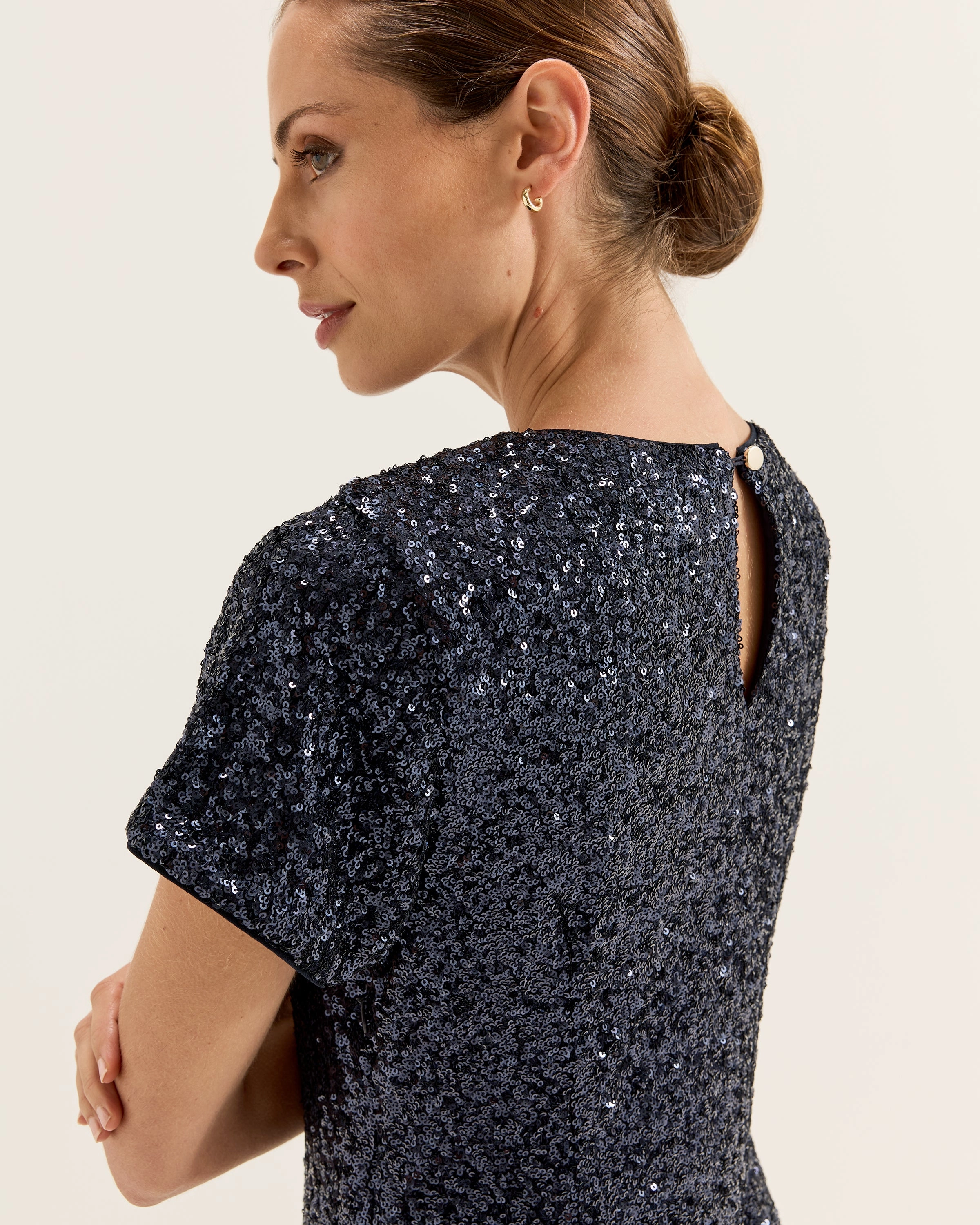 Sequin Mini Dress Body Flow