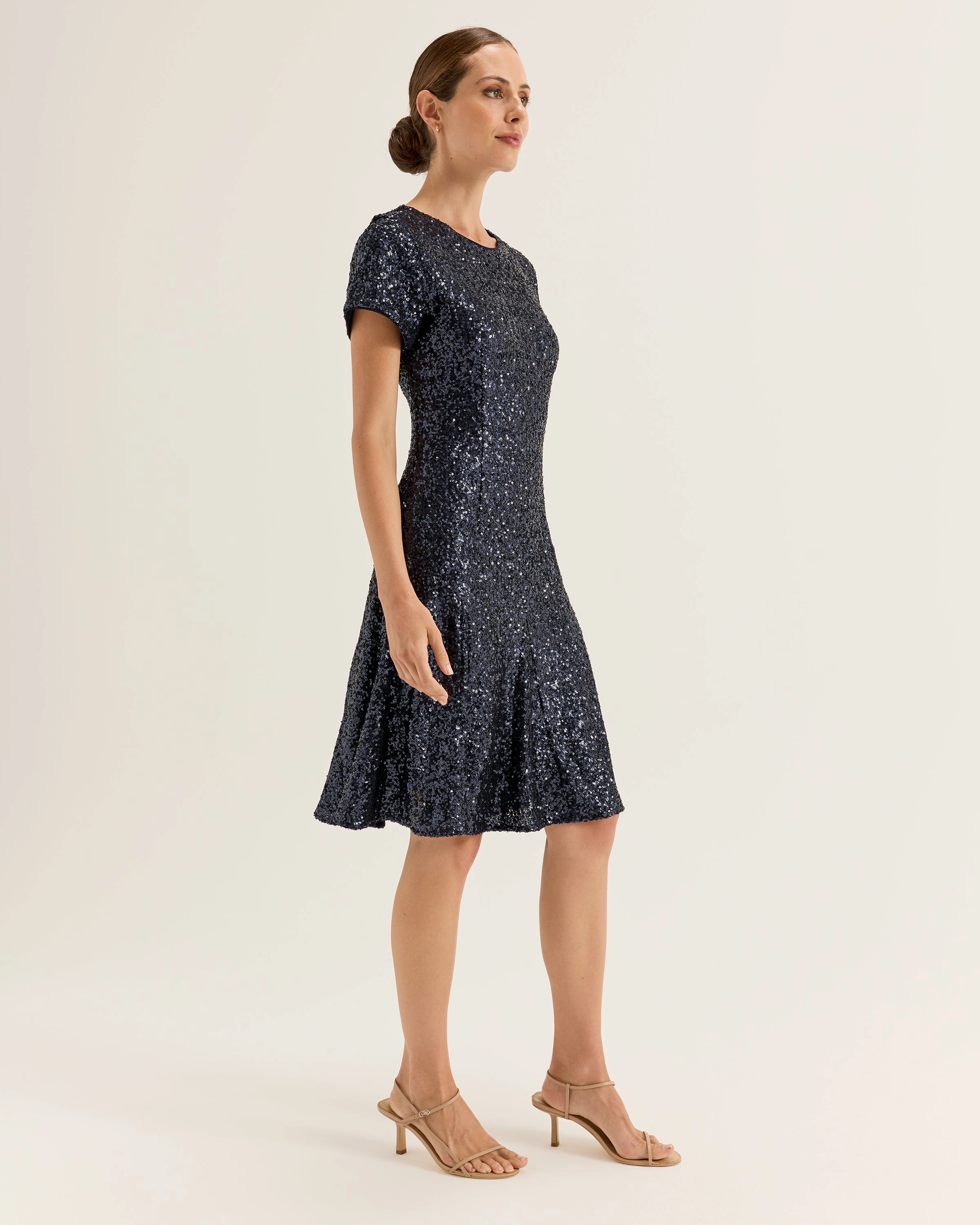 Sequin Mini Dress Kind Glow Cozy Texture