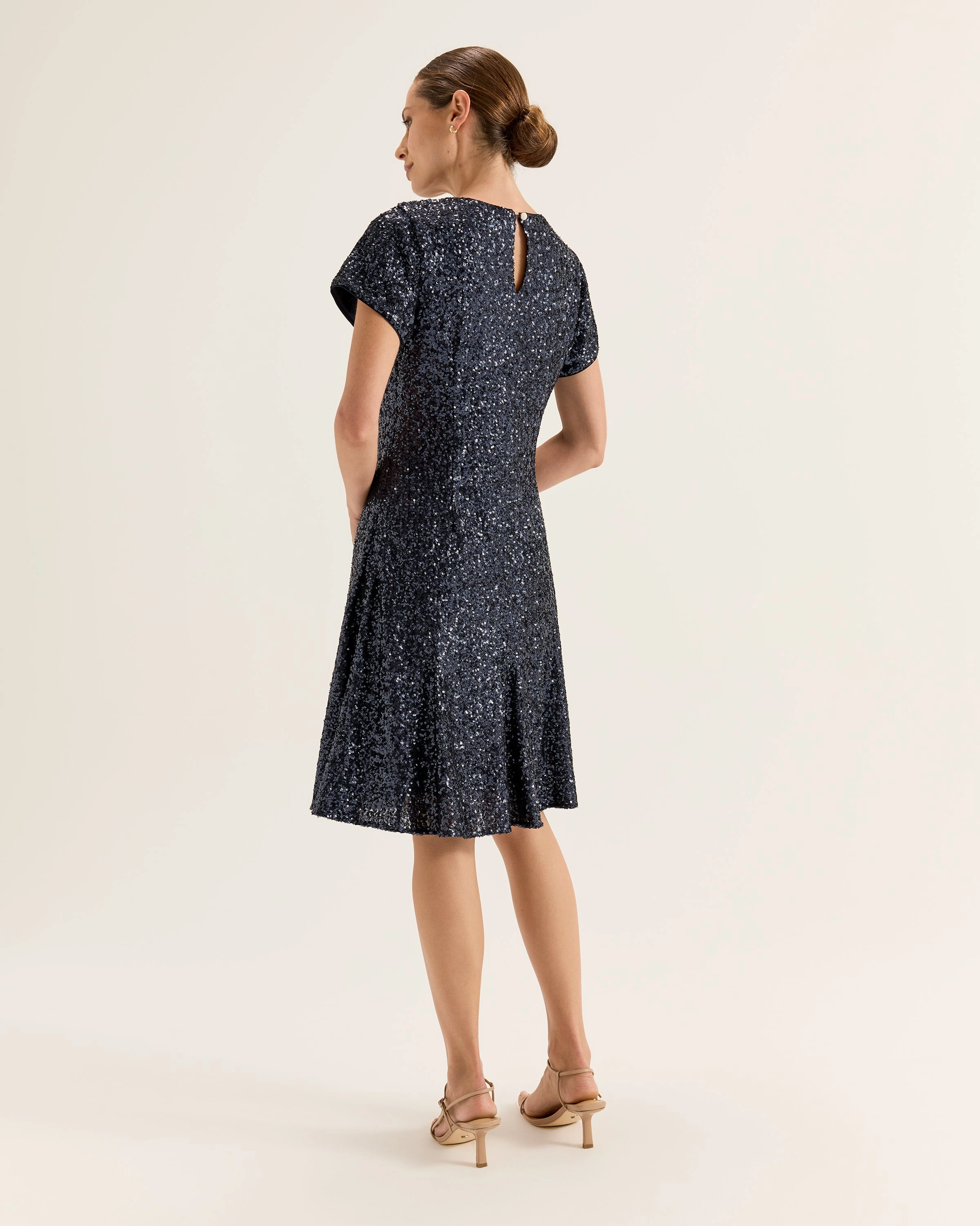 Noble Glow Sequin Mini Dress