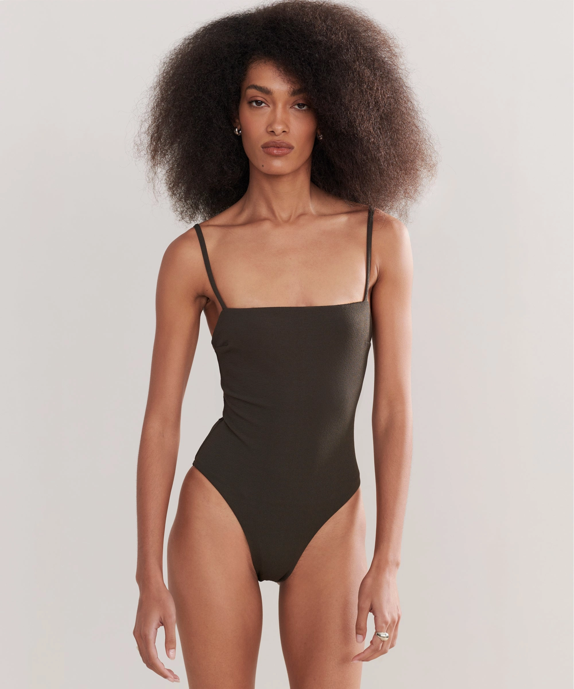 Ultra Soft Lining Petite Square Maillot Swimsuit
