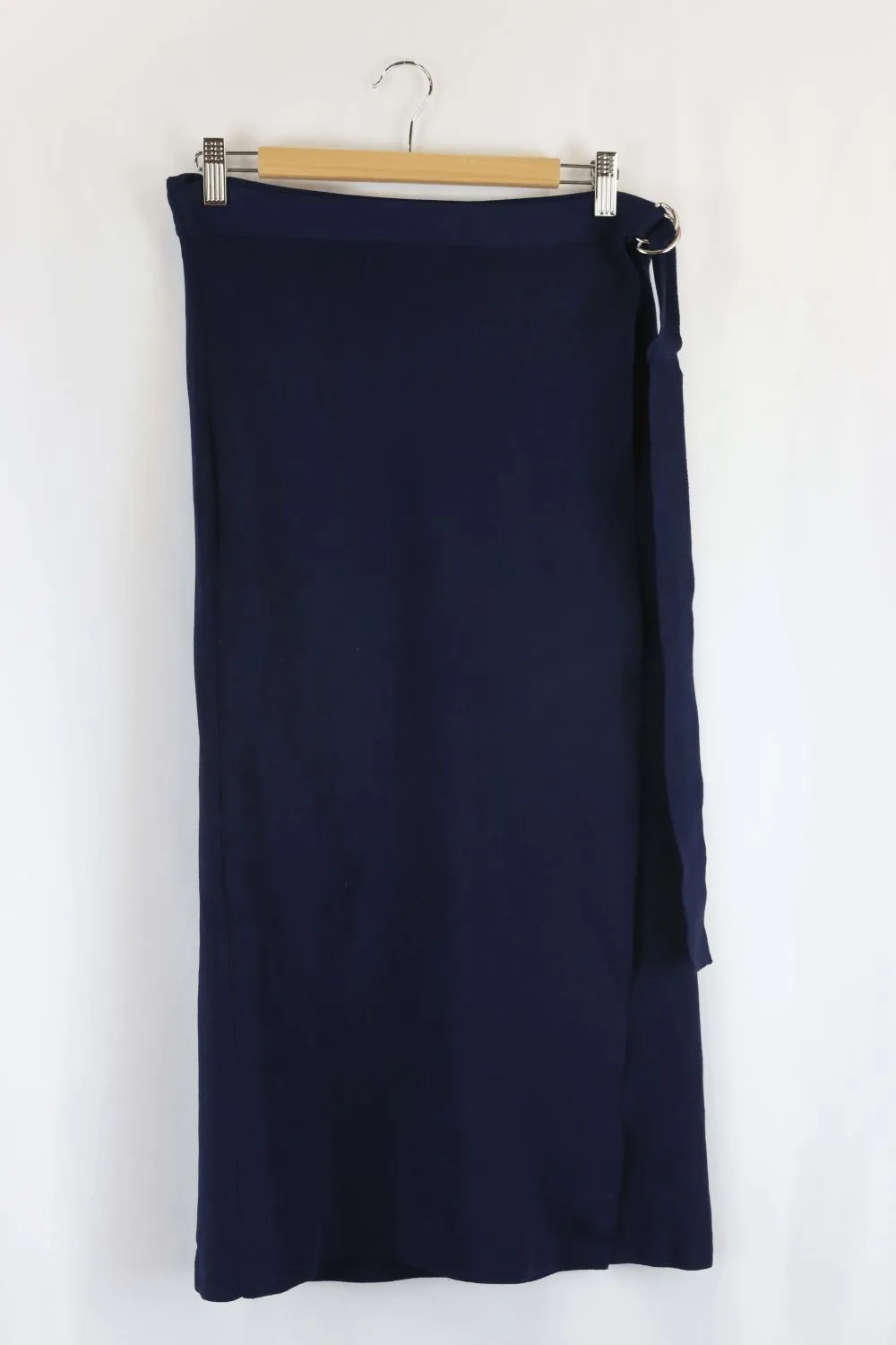 Forcast Blue Knit Skirt 8