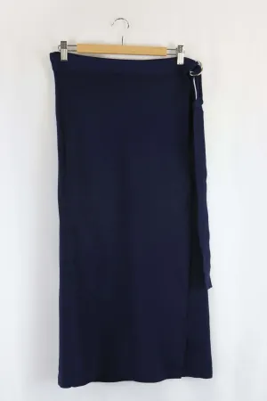Forcast Blue Knit Skirt 8