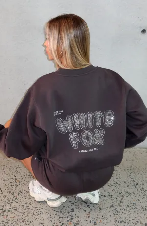 Forever Is Ours Oversized Sweater Charcoal PreShrunk Material Touch Of Soft