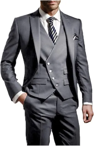 Formal Suits for Men Wedding Slim Fit 3 Piece Mens Prom Suits Jackets Tuxedo Set for Party JXZ012