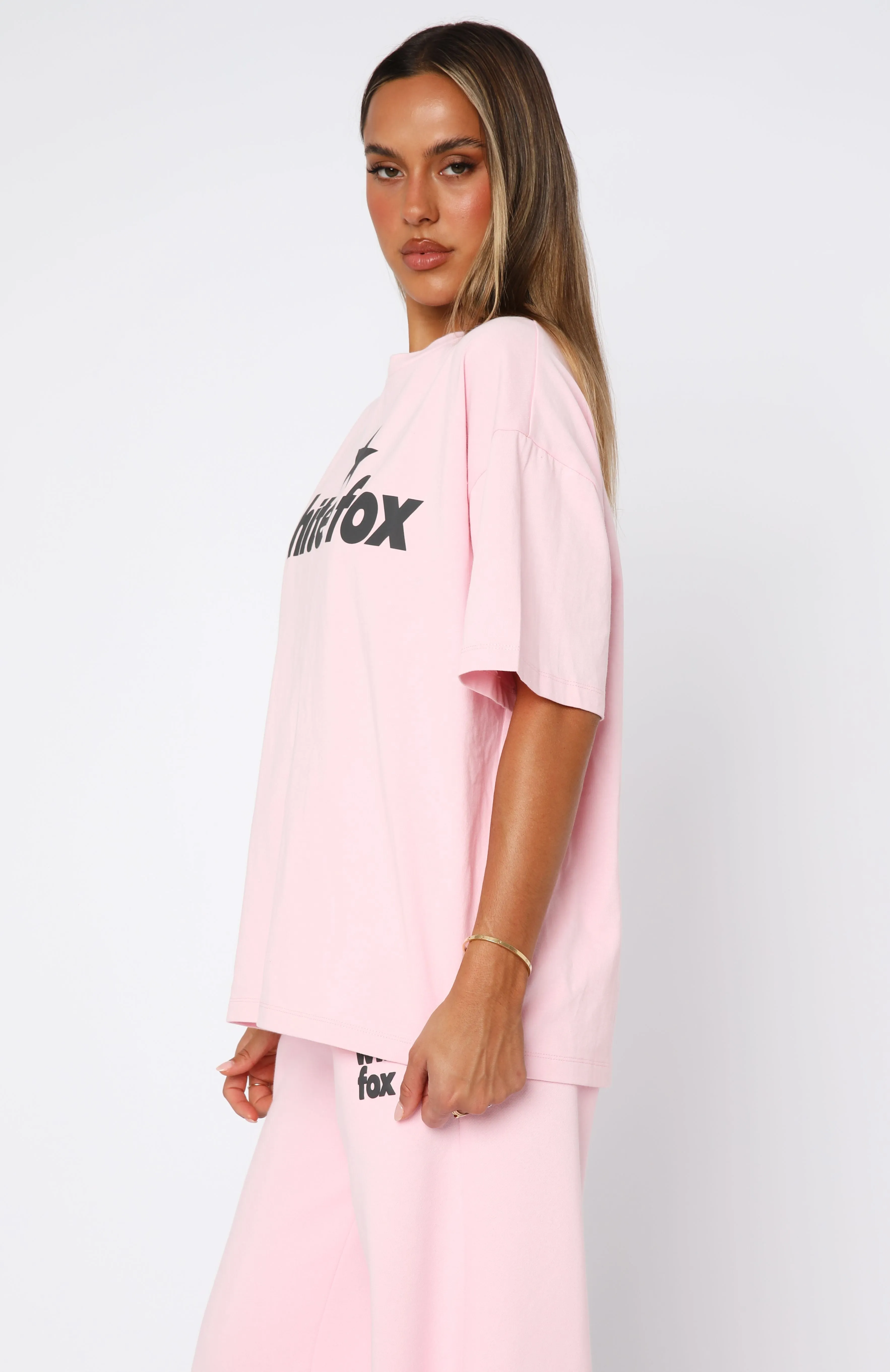 Soft Finish Weekend Classic From The Archives Charli Oversized Tee Pink