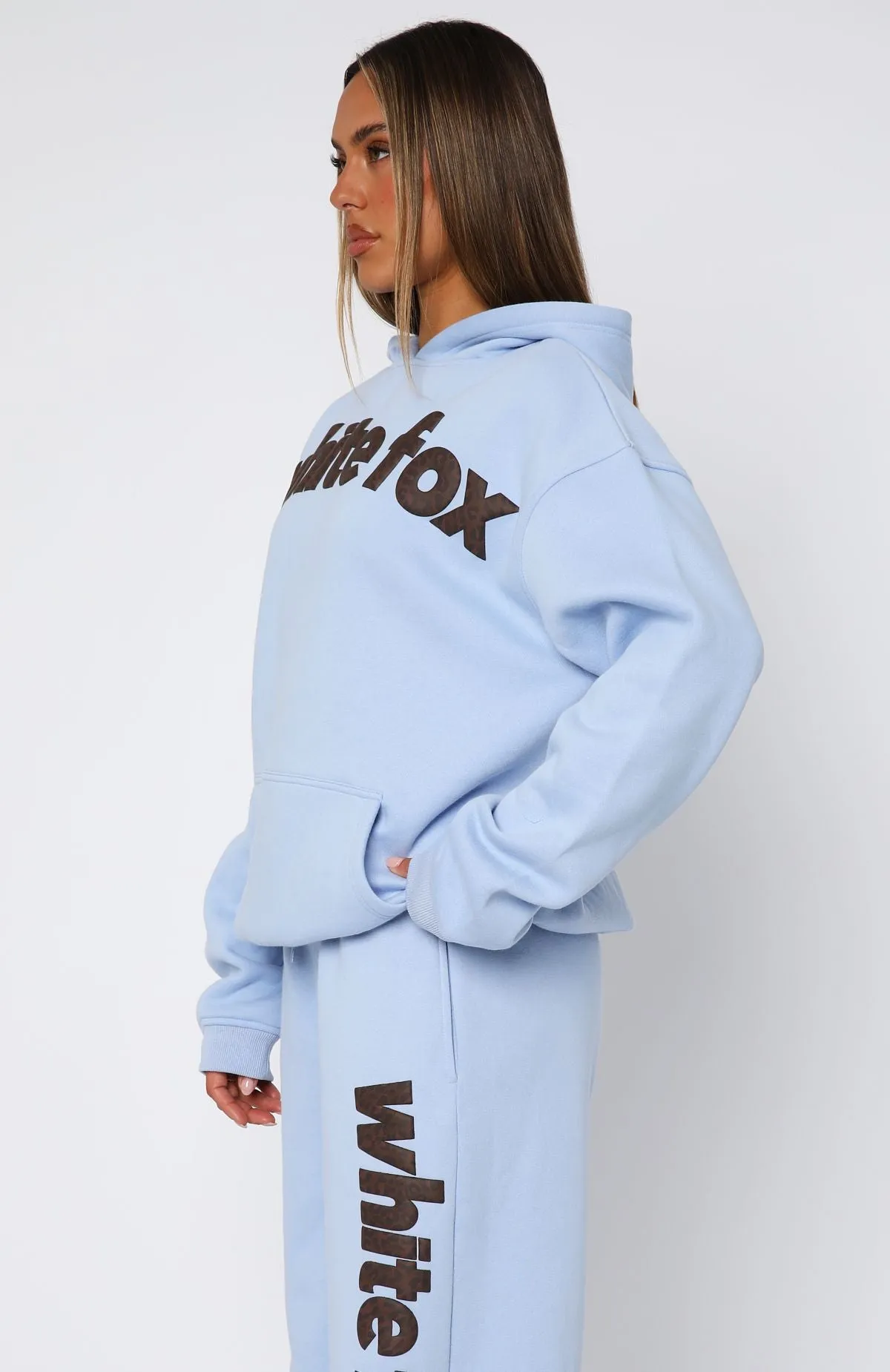 From The Archives Allora Oversized Hoodie Blue QuickDry Technology