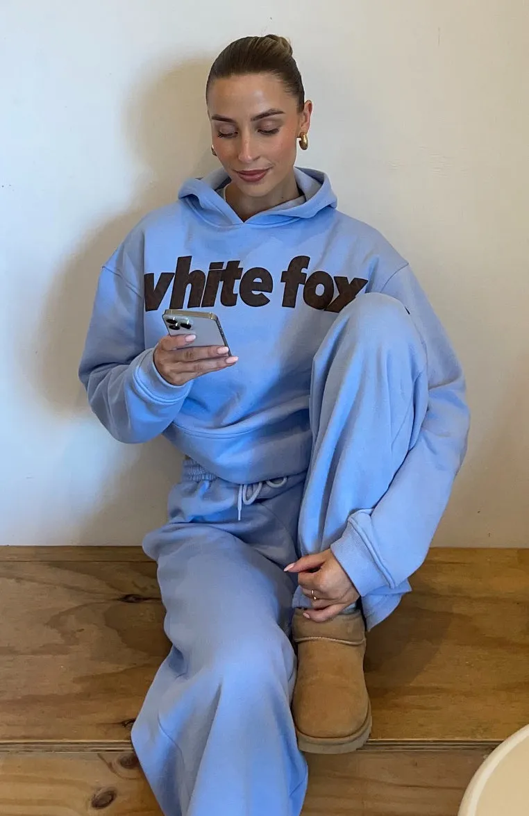 Seam Free Edges Layered Edging From The Archives Allora Oversized Hoodie Blue