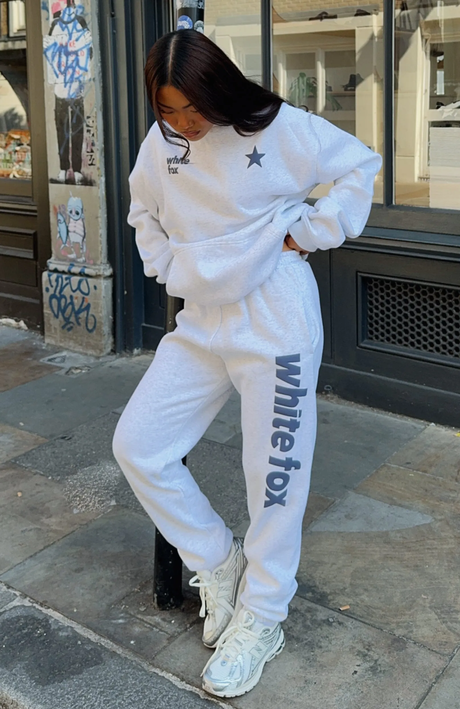 Natural Fiber Blend From The Archives Freya Sweatpants Grey Marle