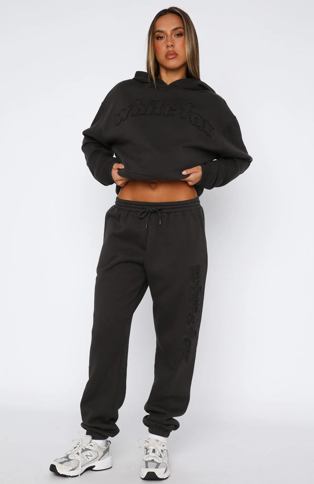 From The Archives Lexi Sweatpants Charcoal Stay Soft Elastic Seamless Design