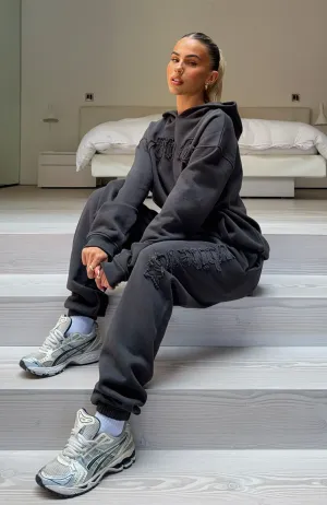 From The Archives Lexi Sweatpants Charcoal StretchRecovery Yarn