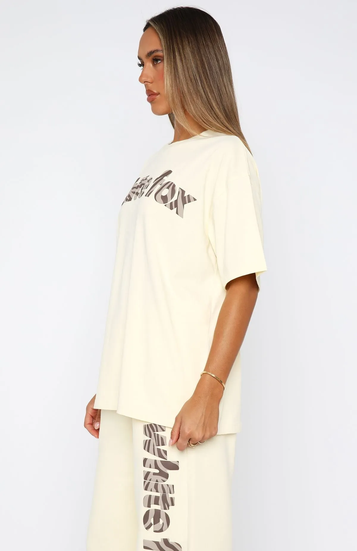 From The Archives Maya Oversized Tee Lemon Soft Apparel