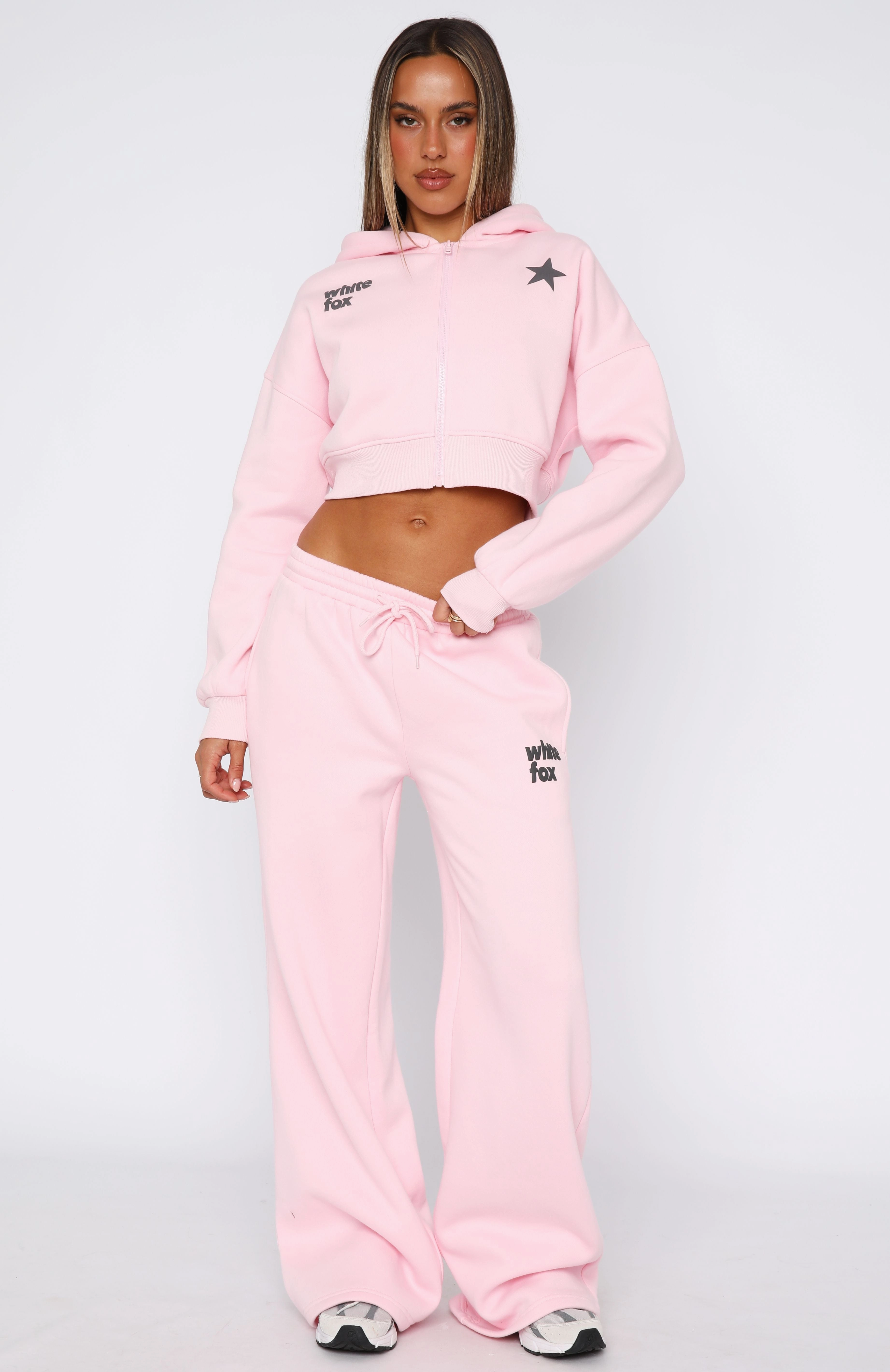 Daily Layered From The Archives Charli Wide Leg Sweatpants Pink