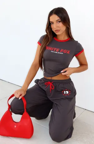 Full Schedule Baby Tee Charcoal Temperature Regulating Fibers