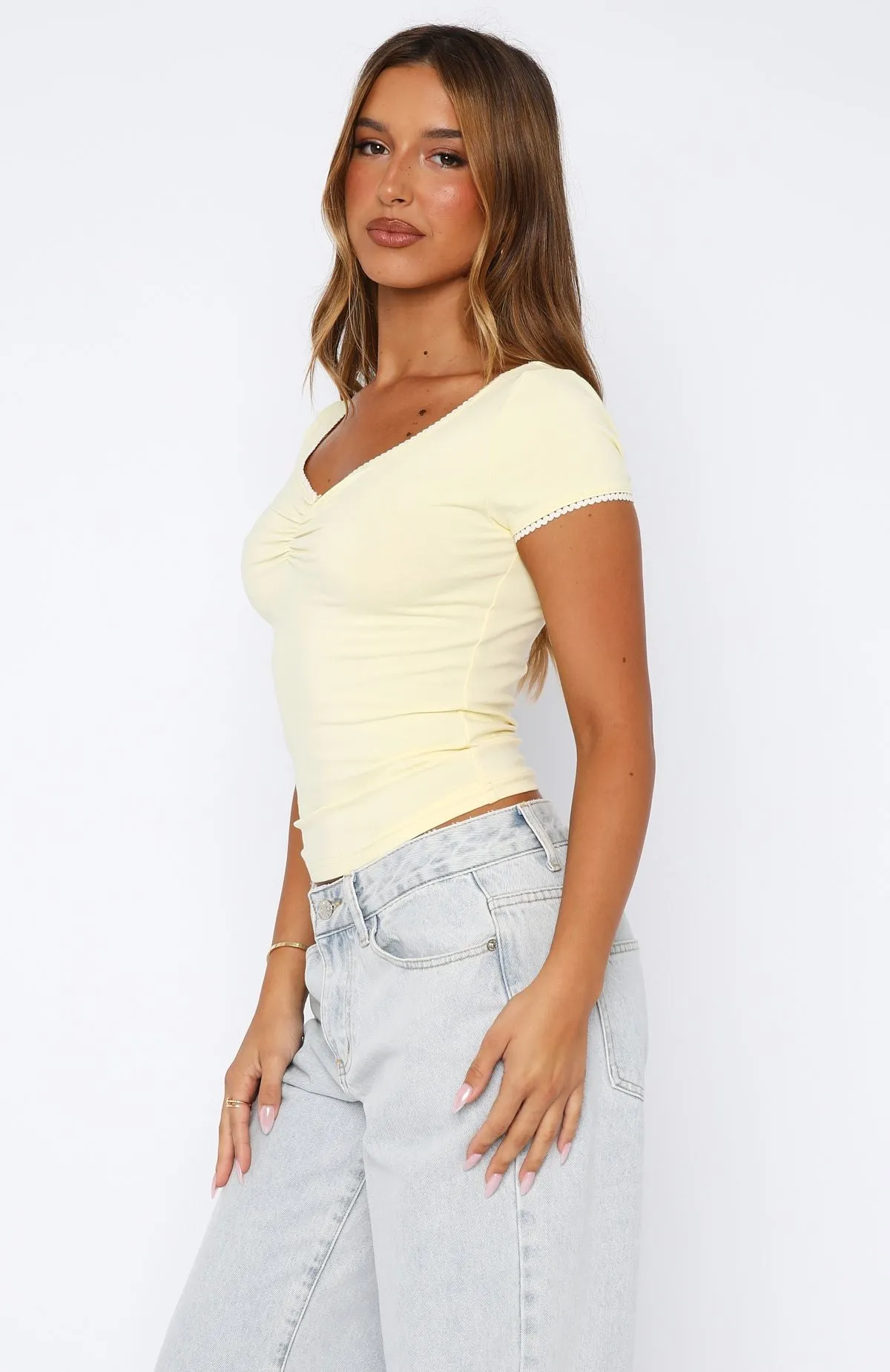 Yours Truly Top Lemon ContrastTipping AbrasionResistant Edging