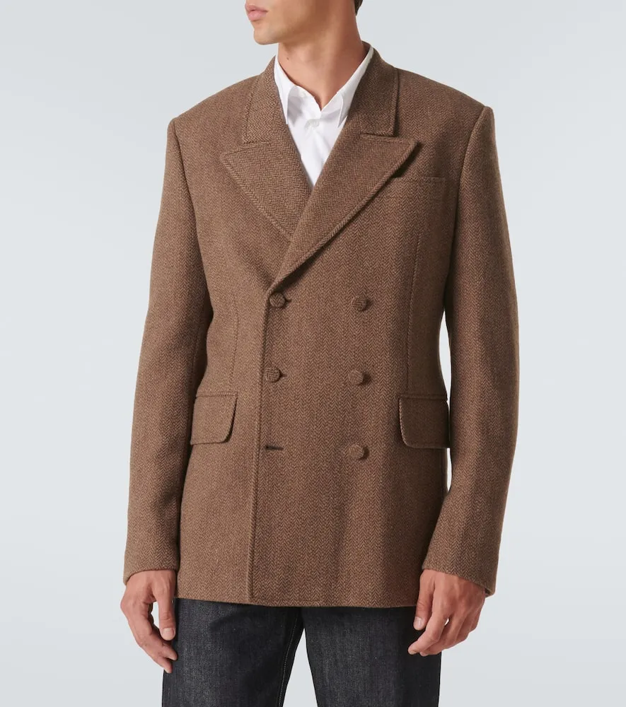 Gabriela Hearst Leiva double-breasted wool and cashmere blazer