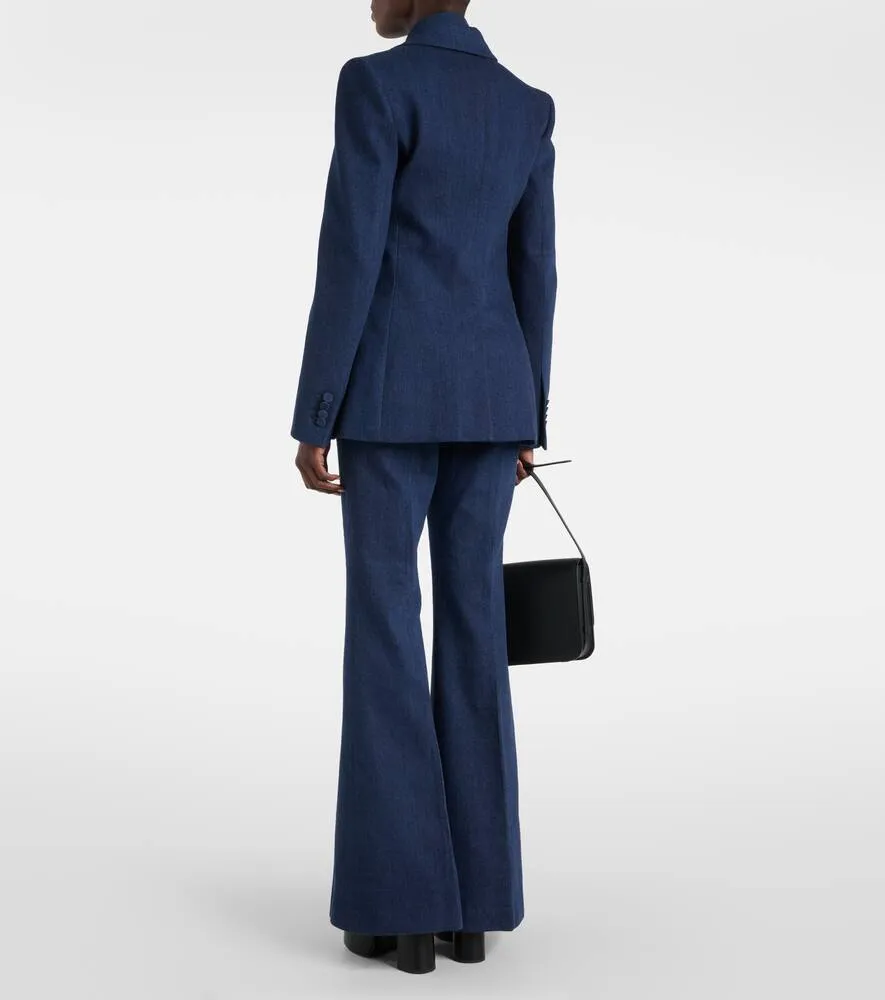 Gabriela Hearst Leiva single-breasted denim blazer