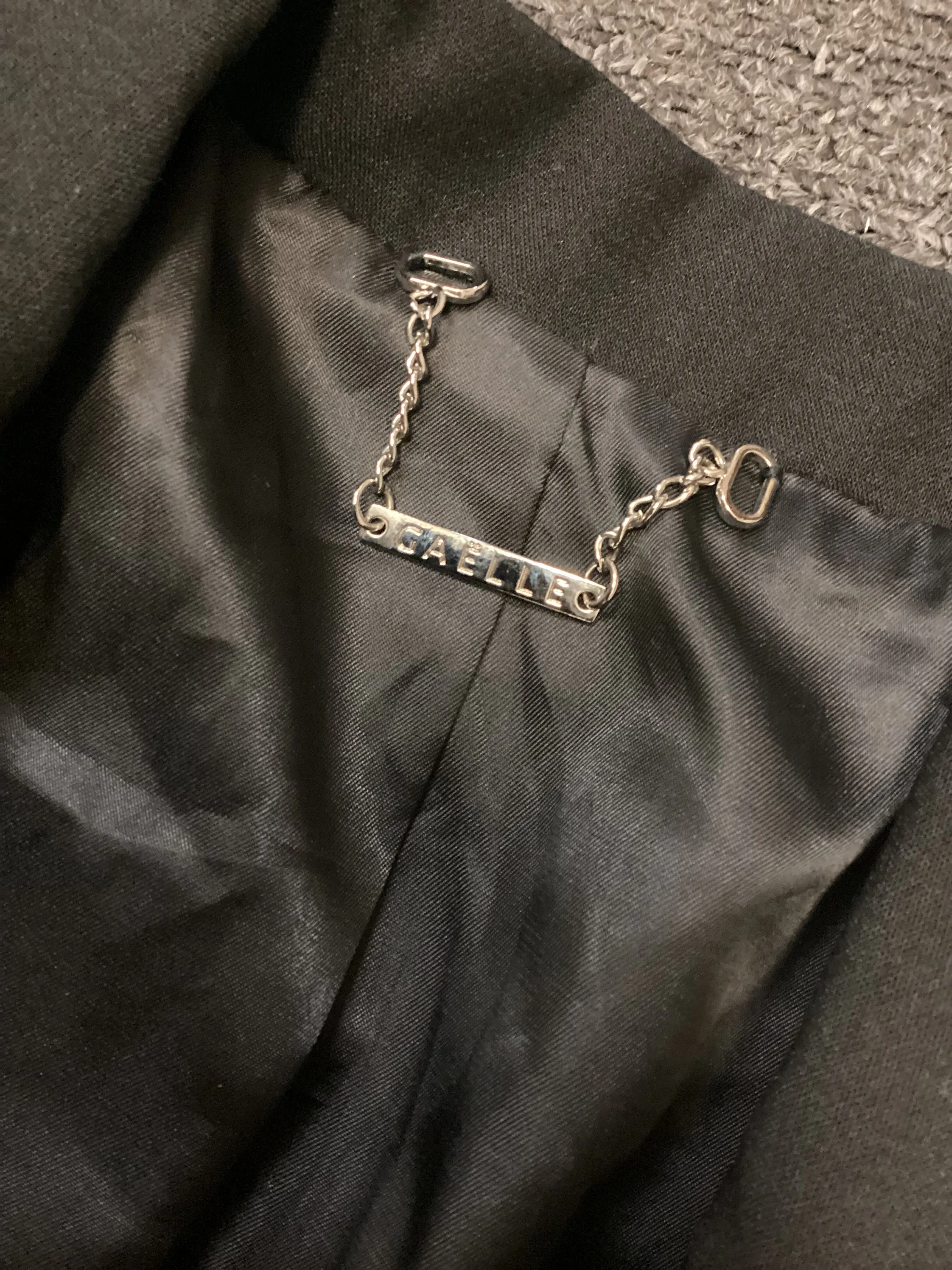 Gaëlle Black Mini Blazer size S