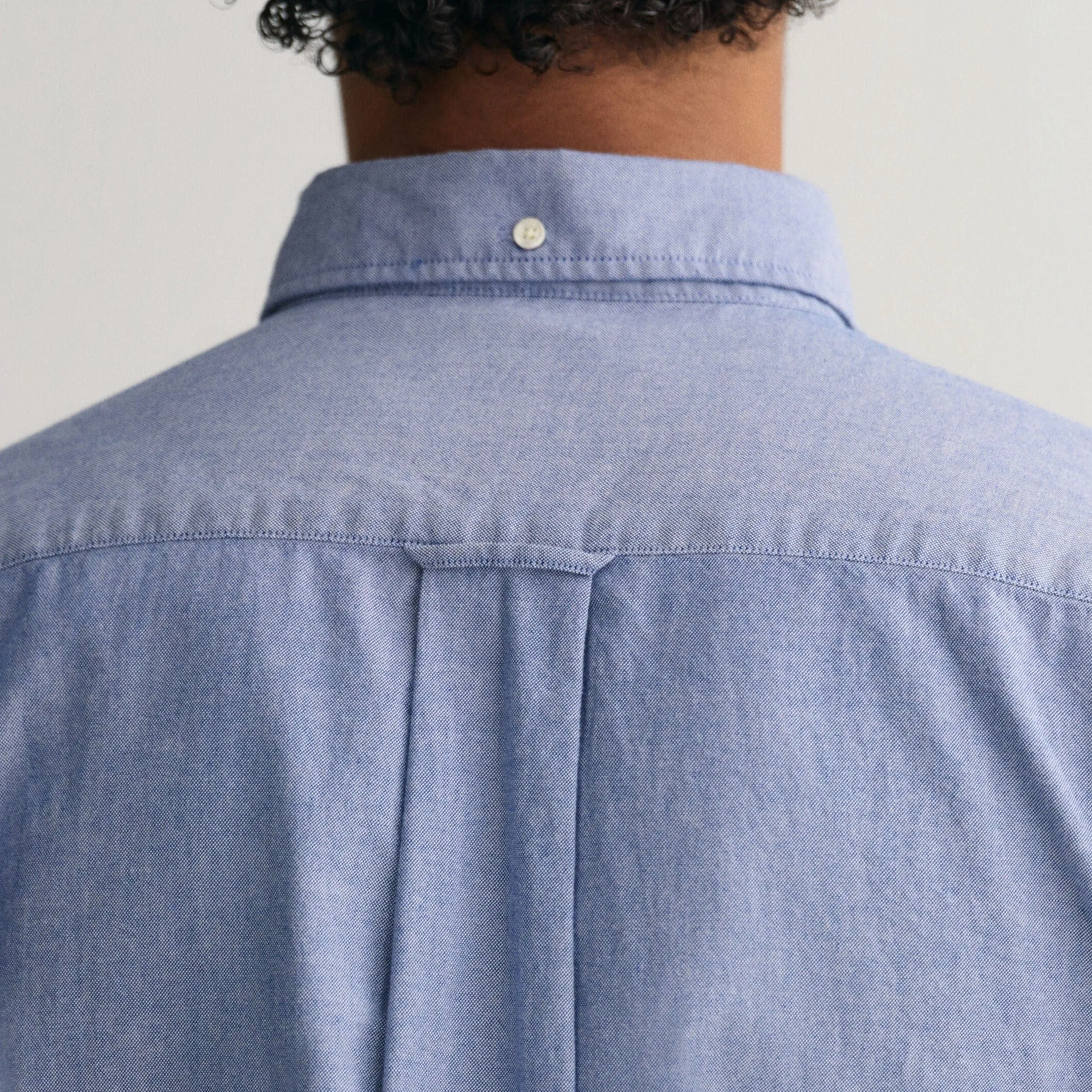 GANT Regular Fit Archive Oxford Stripe Short in College Blue