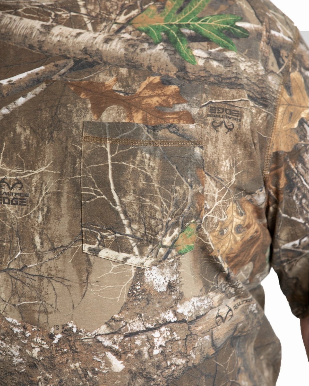 Street Style Eco Friendly Fabric Berne Mens Realtree Edge Cotton Blend Lightweight Performance Tee S/S