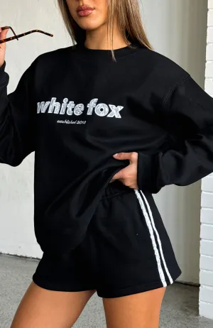 Gave You Everything Lounge Shorts Black Friction Resistant