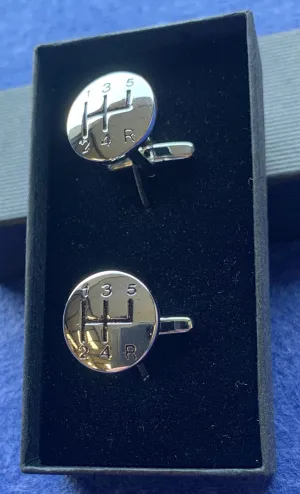Gear Stick Cufflinks