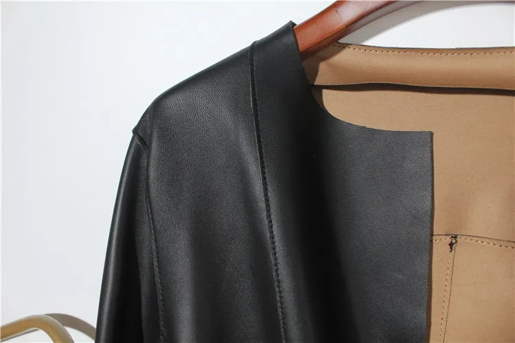 Genuine Leather Jacket Streetwear