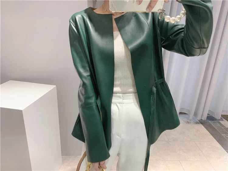 Genuine Leather Jacket Streetwear