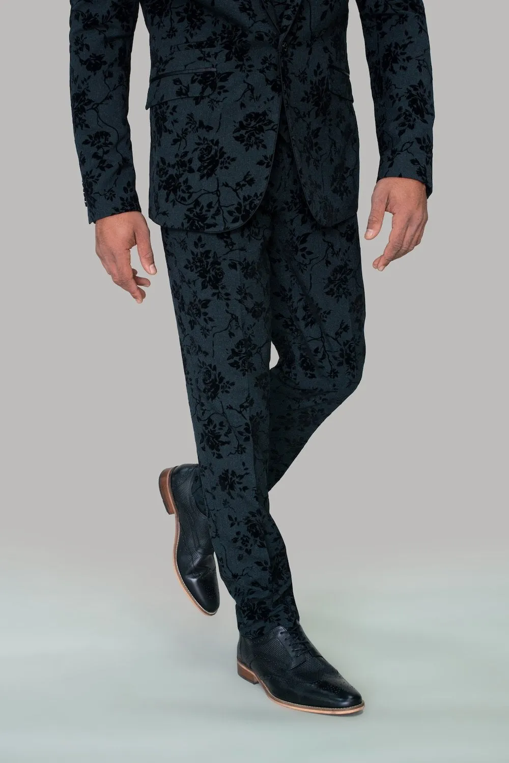 Georgi Floral Three Piece Suit