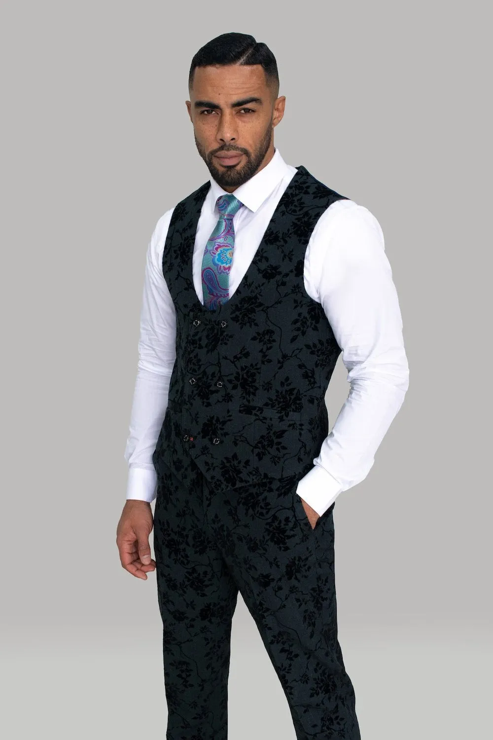 Georgi Floral Three Piece Suit