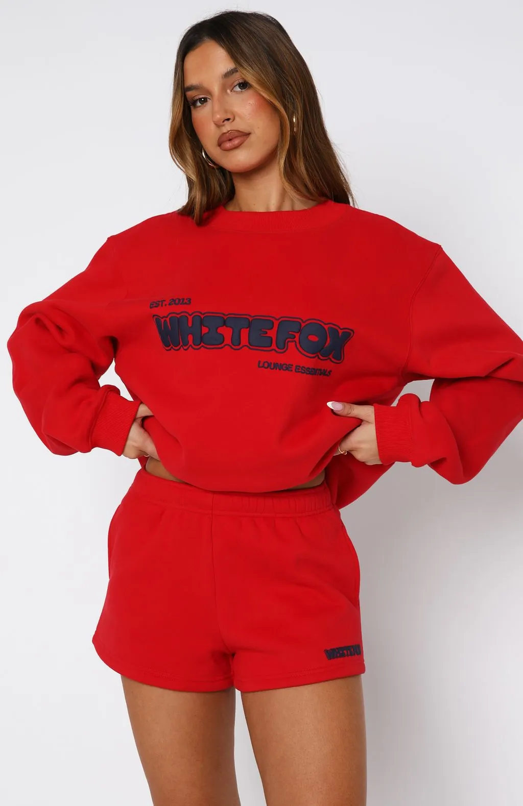 Relax time Simple Piece Give It A Try Lounge Shorts Red