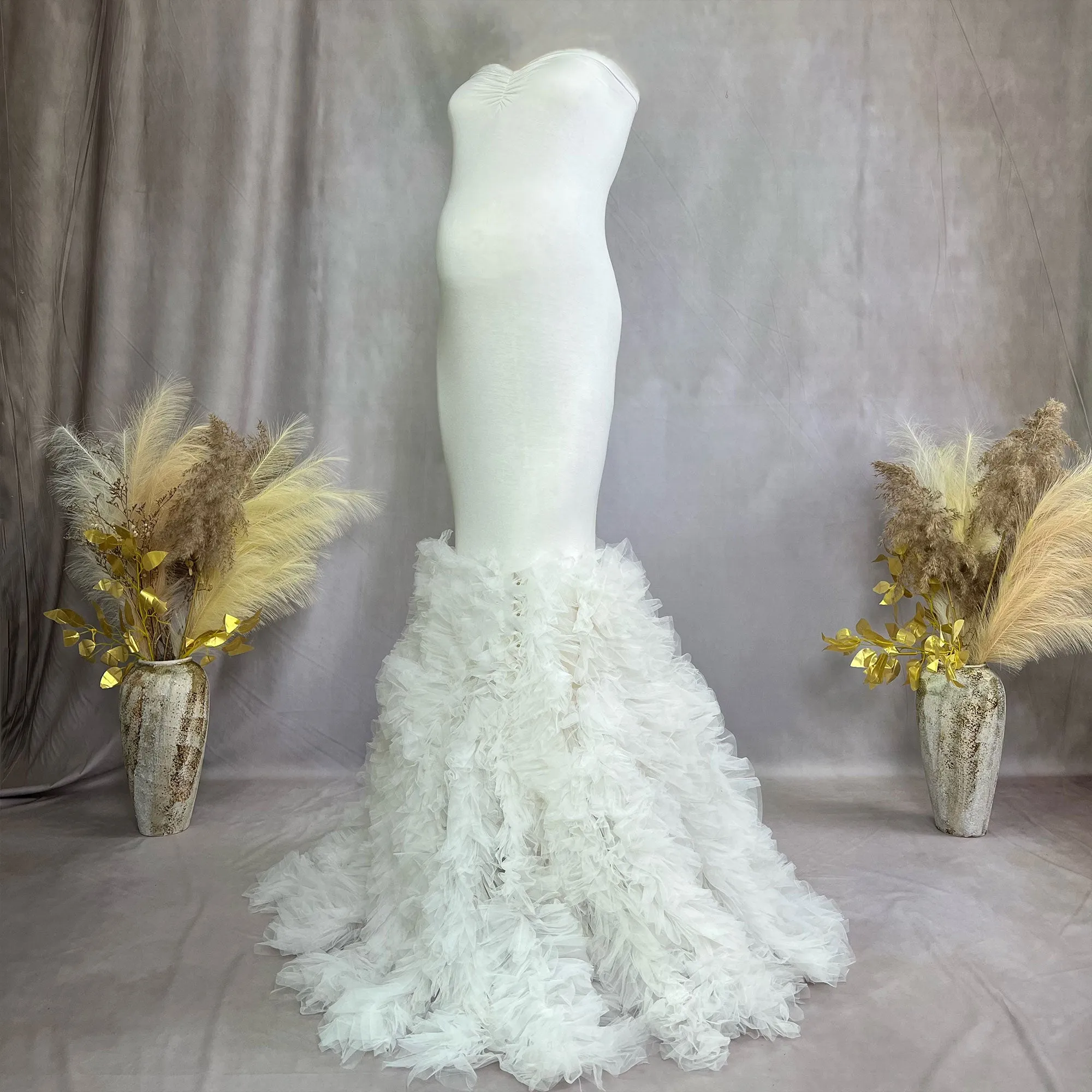 Gladys Cotton Mermaid Gown