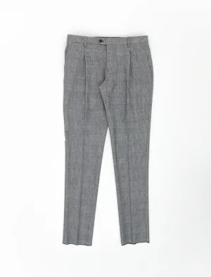 GLEN CHECK TROUSERS