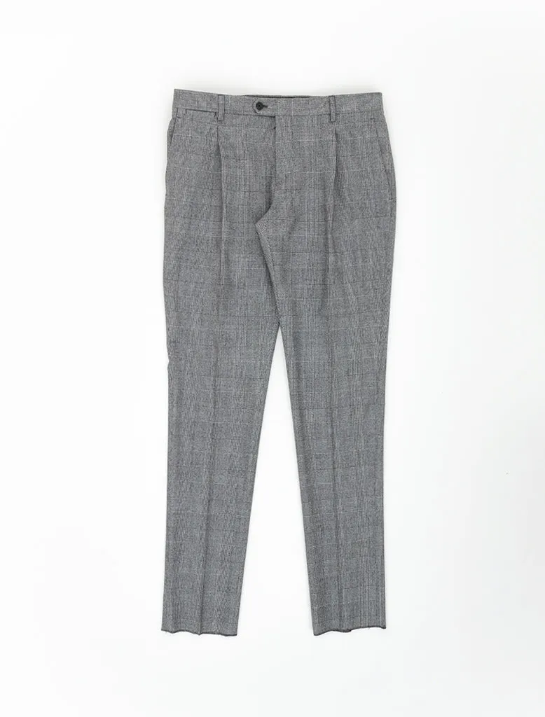 GLEN CHECK TROUSERS