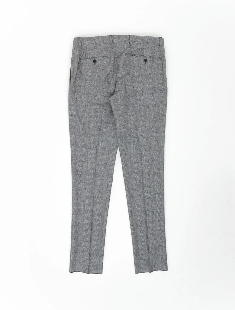 GLEN CHECK TROUSERS