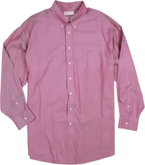Gold Label Men's Non-Iron Wrinkle-Resistant Long Sleeve Dress Shirt with Button-Down Collar, Regular Sizes