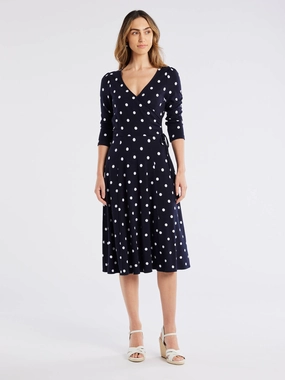 Chic Style Wear Good Spot Ponte Dress
