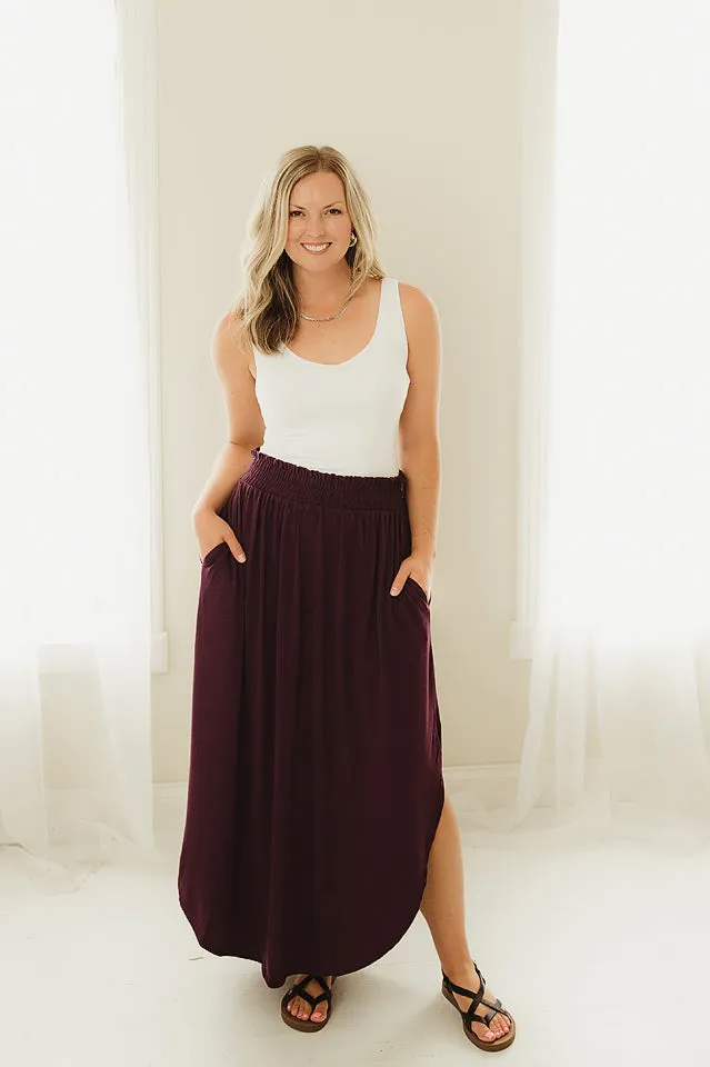 Graceful Flow Maxi Skirt