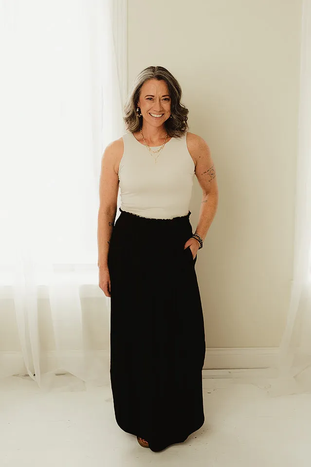 Graceful Flow Maxi Skirt