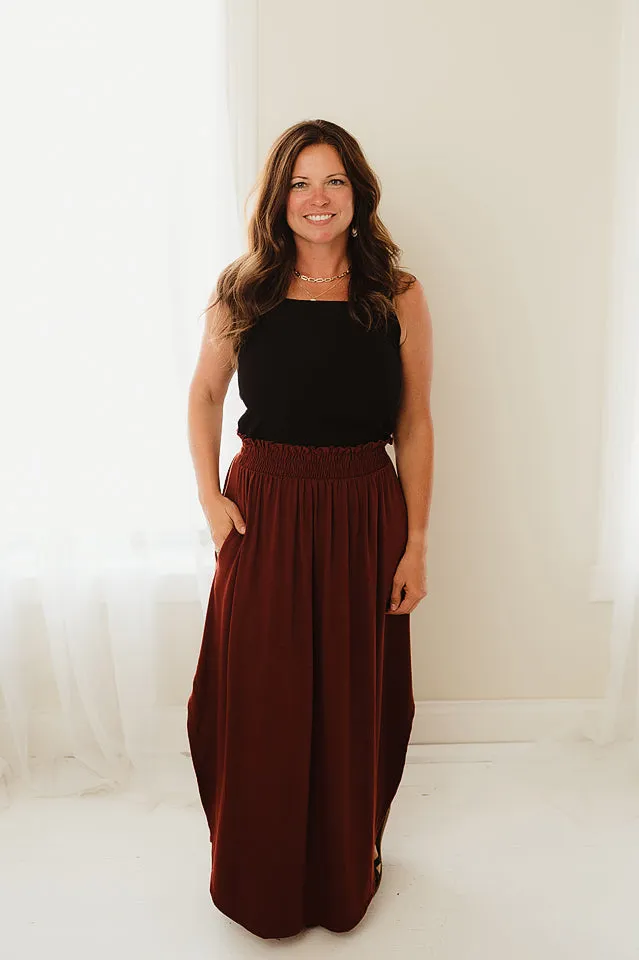 Graceful Flow Maxi Skirt