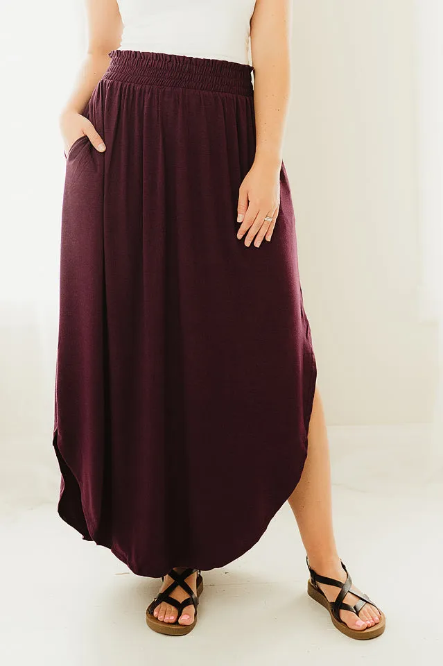 Graceful Flow Maxi Skirt