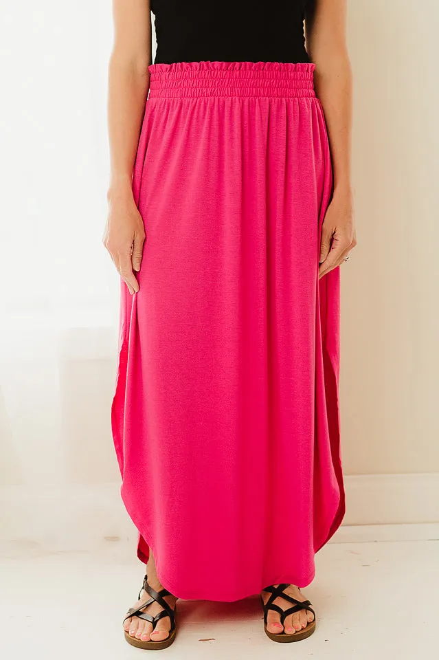 Graceful Flow Maxi Skirt