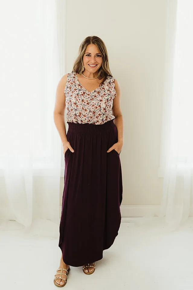 Graceful Flow Maxi Skirt
