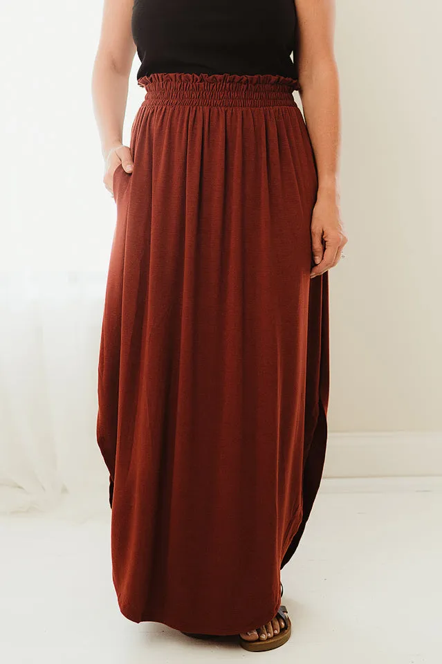 Graceful Flow Maxi Skirt