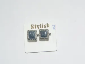 Gray & Silver Designer Cufflinks