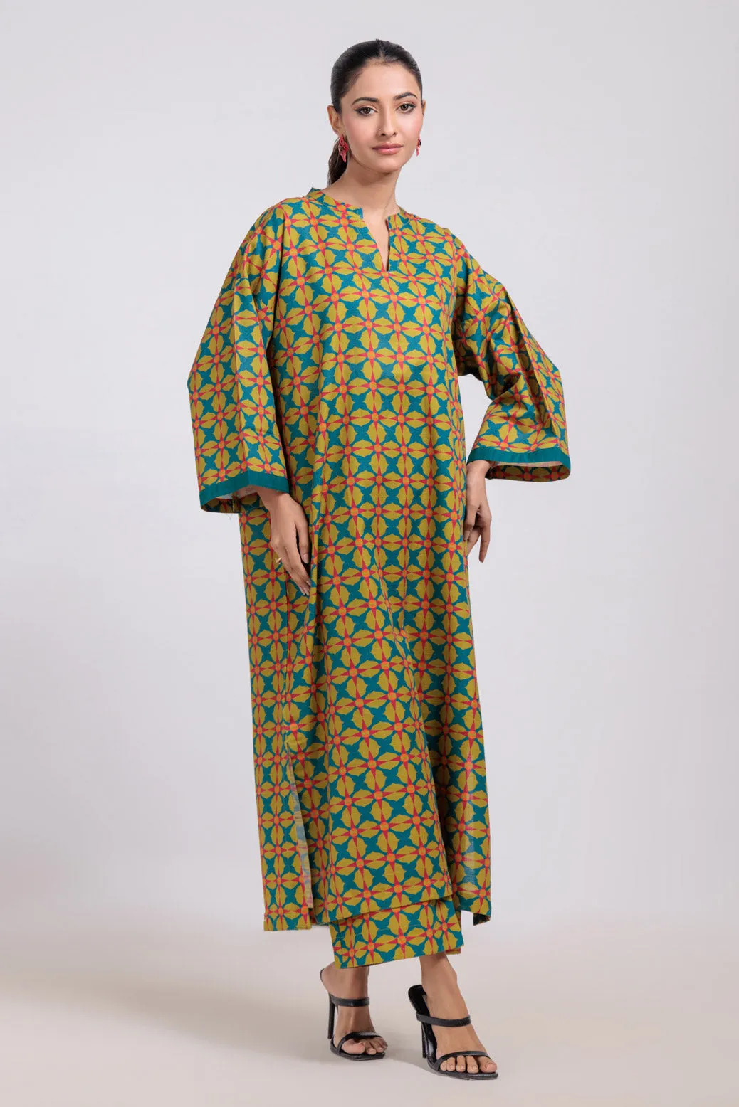 GREEN-KHADDAR-2 PIECE (WS1242P06)